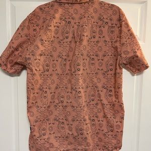 Patagonia Oversized Button Up Pink Print Hawaiian XL